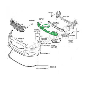 ABSORBER-FR BUMPER ENERGY 86520-3R500