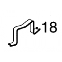 Eberspächer Clip for attaching flame sensor of Airtronic B/D 3 L C and L P heaters. (1-18) 251895010003