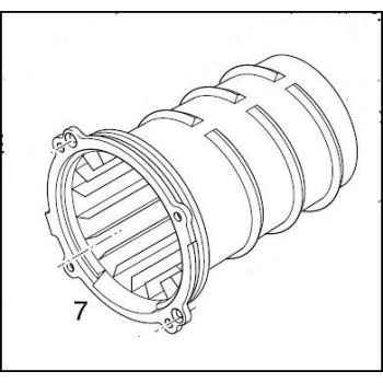 Eberspächer Heat exchanger for Hydronic 10 heaters. (1-7) 251816060001