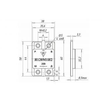 РЕГУЛЯТОРИ НАПРУГИ Я120М1И2, Я120М1И3