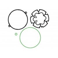 2700227 Ремкомплект компресора, прокладка кришки DELPHI CVC OPEL ASTRA H ZAFIRA B (METAL + GUMA HNBR)