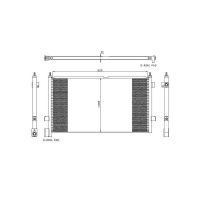 5003301 Радиатор кондиционера VOLVO