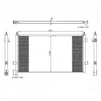 5003301 Радиатор кондиционера VOLVO