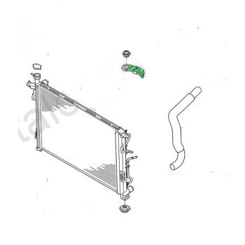 BRACKET-RADIATOR MTG, LOWER 25332-C5500 BRACKET-RADIATOR MTG, LOWER 25332-C5500