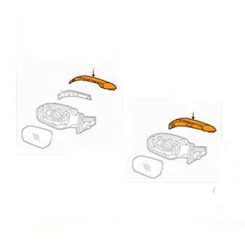 SCALP-OUTSIDE RR VIEW MIRROR,RH 87626-B8000