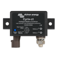 Victron Energy Cyrixct 12V 24V Интелигентен изолатор на комбиниране на батерии 230A Victron Energy Cyrixct 12V 24V Интелигентен изолатор на комбиниране на батерии 230A