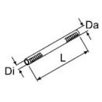 Webasto Fuel hose kit, VOME resistant. Di Ø 4.5 mm, Da Ø 10 mm. Length 50 mm. 1322837A