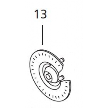 Webasto Fuel mixture propellor for HL 90 heaters. (2-13) 1320260A