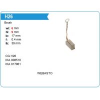 Щетки мотора отопителя KSB0126