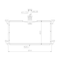 5003004 Радиатор кондиционера SCANIA
