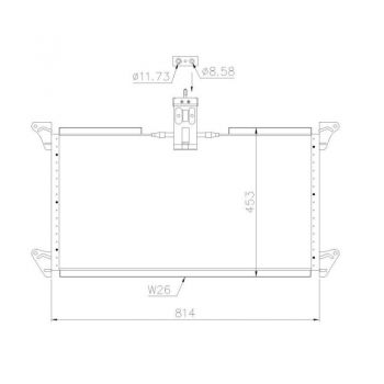 5003004 Радиатор кондиционера SCANIA