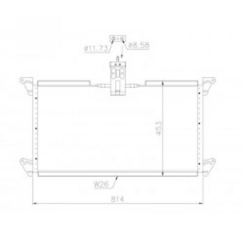 5003004 Радиатор кондиционера SCANIA