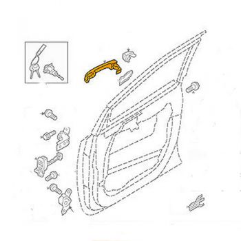 HANDLE-DOOR OUTSIDE 82651-A9000