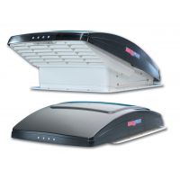 MaxxAir MaxxFan Deluxe Дистанционно управление Вентилатор на покрива 356 мм  капак за дим