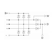 Діодний міст генератора БВО11-150-15.66