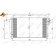Радіатор кондиціонера (конденсер)  AC-20KI08_35851-NR