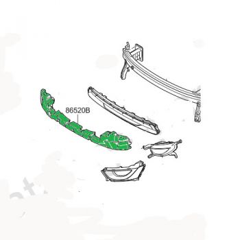 ABSORBER-FR BUMPER ENERGY 86520-3R501