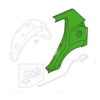 PANEL-QUARTER OUTER,LH 71503-3WC00