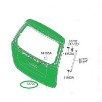 PANEL-TAILGATE 73700-4D270