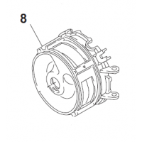 Webasto Blower casing for DBW heaters. (2-8) 1322534A