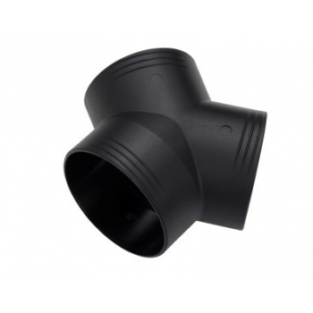 Webasto Distributor Y-unit. Ø 90 mm, Ø 80 mm. Plastic. Black 1320375A
