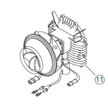 Webasto Drive for Air Top 3500 ST kachels. Volume plus. 12 Volt. Petrol/diesel. (2-11) 1302968A
