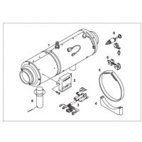 Webasto Hot air heater HL 90. 24 Volt 77034000