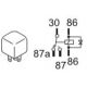 Webasto Relay (changeover contact) kit. 12 Volt. 30/50 Ampére, Plastic case. Black 9023375A
