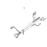 Webasto Wiring harness for Air Top EVO 3900/5500 standard heaters. Length 4,8 meter 1319836A