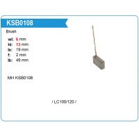 Щетка мотора отопителя KSB0108 Щетка мотора отопителя KSB0108