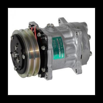 1101602 КОМПРЕСОР КОНДИЦІОНЕРА SANDEN SD7H13 125MM 2GA 12V PAD QC VOLVO ECR58 ECR88