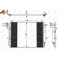 Радіатор кондиціонера (конденсер)  AC-20LR08_350330-NR