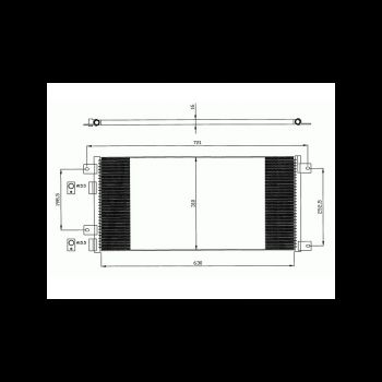 5003154 Радиатор кондиционера IVECO