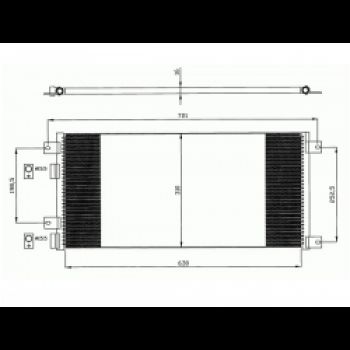 5003154 Радиатор кондиционера IVECO