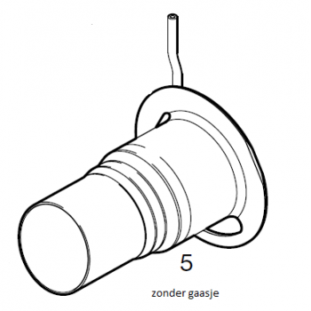 Eberspächer Burner with integral fuel pipe for Hydronic D 5 W heaters 251922100000