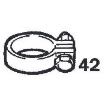 Eberspächer Clamp for exhaust pipe of D 8 L C heaters. (1-42) 000015209005