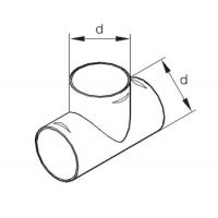 Eberspächer T-Branch. Ø 60 x 60 x 60 mm. Synthetic 251688890002