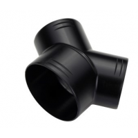 Webasto Distributor Y-unit. Ø 80 mm, Ø 60 mm. Plastic. Black 1320471A