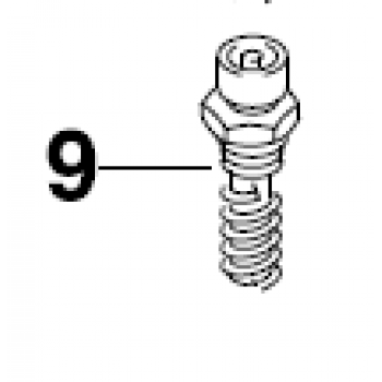 Webasto Glow plug for Air Top HL 18, 24, 32, BDW 46 and DDW 46 heaters. 12 Volt. (1-9) 1320558A