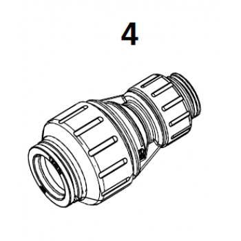 Webasto Pipe connector 15 mm to 10 mm. 2 Pcs 9022381A