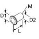 Webasto Rivet in nut. M6 x 15.5. D1 Ø 13 mm, D2 Ø 9 mm. Length 14.5 mm. Aluminium. Set 10 pieces 9011635A Webasto Rivet in nut. M6 x 15.5. D1 Ø 13 mm, D2 Ø 9 mm. Length 14.5 mm. Aluminium. Set 10 pieces 9011635A
