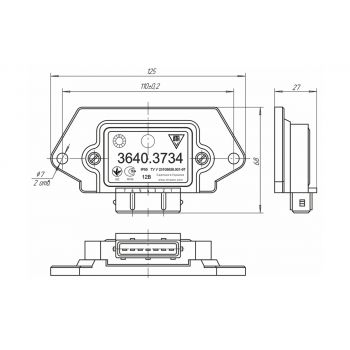 КОМУТАТОР ЕЛЕКТРОННИЙ 3640.3734