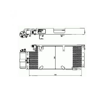 5003254 Радиатор кондиционера DAF