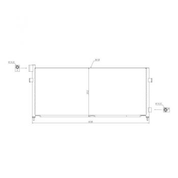 5003303 Радиатор кондиционера VOLVO