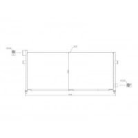 5003303 Радиатор кондиционера VOLVO