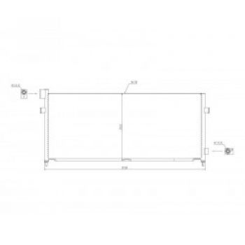 5003303 Радиатор кондиционера VOLVO