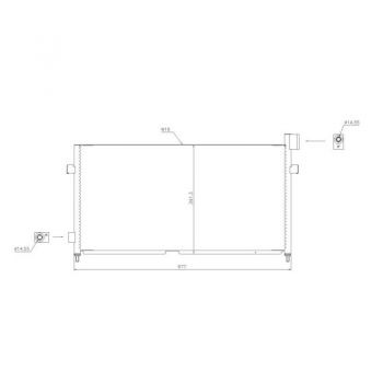 5003309 Радиатор кондиционера VOLVO