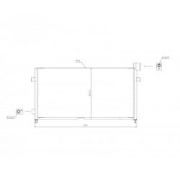 5003309 Радиатор кондиционера VOLVO