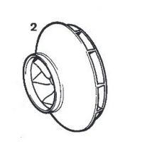 Eberspächer Blower imopeller for D 8 L C heaters (1-2) 251728201500