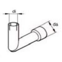 Eberspächer Exhaust bend. 24-30 mm. 90° 251226895500